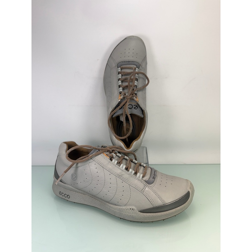 ECCO Biom Hybrid Golf Shoes Leather Comfort Athletic Walking Sneakers Gray EU 37